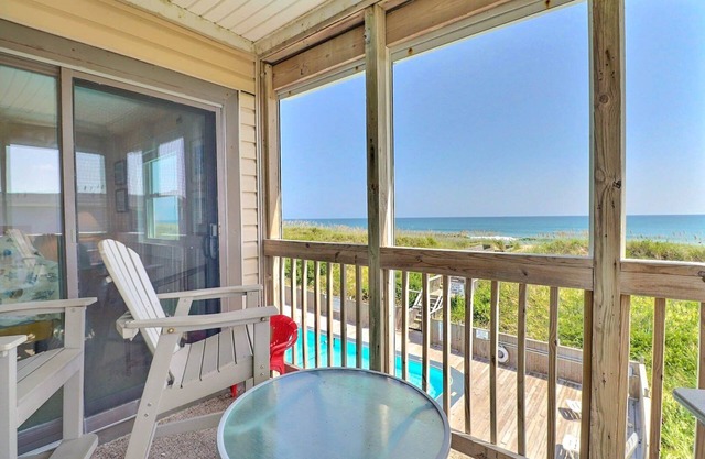 Nags Head Oceanfront Condo | Pool & Views