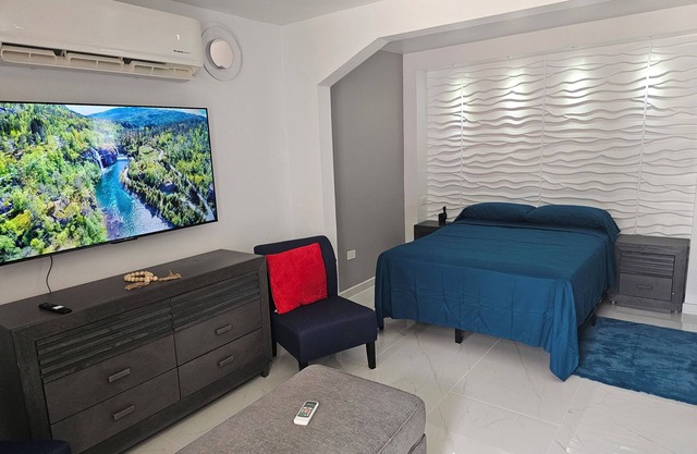 Nala's studio in delightful Mayagüez with AC, WiFi, free parking.