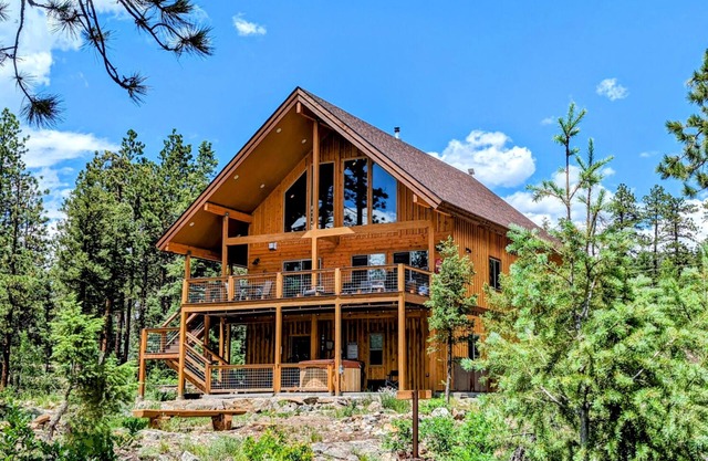 New Cabin-On Nat'l Forest-Hot Tub-3mi to Ski-4Kings-Private Nature Trail-Fishing