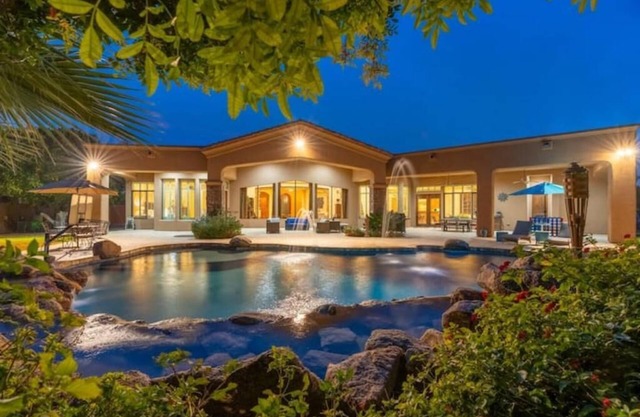 NEW! Gated Luxury Mansion & Family Oasis, Htd Pool, Spa, Pickleball, Firepit!