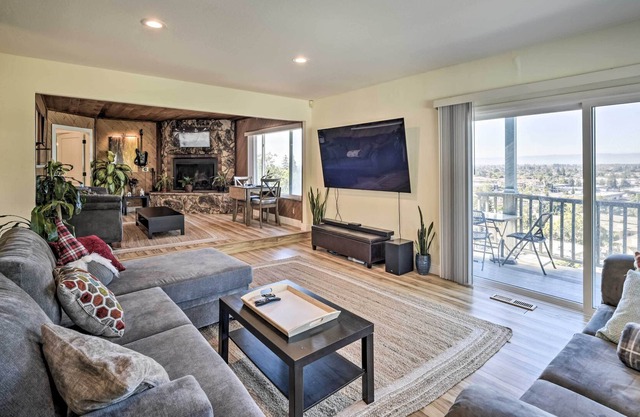 NEW! Serene Home w/ Fireplace, Grill, Bay Views!