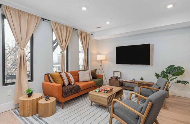 New Spacious 3BR Designer Home with Quick PATH Access to Manhattan!