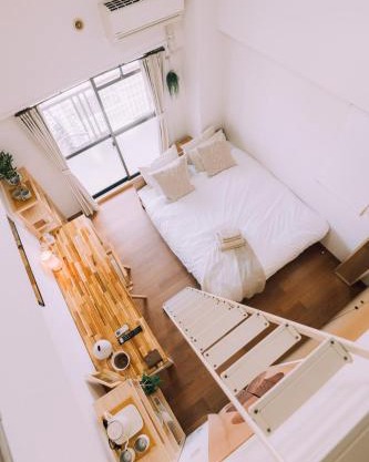 New! Top 7th floor 702 Japandi loft in Prime Location