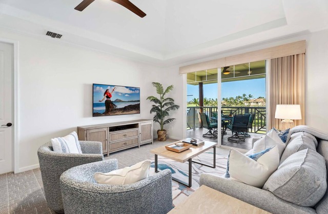 Newly Renovated Top Floor Luxury Waikoloa Beach Villa F32, Fairway Views!