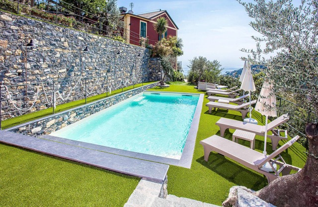 Nice home in Recco with house sea view
