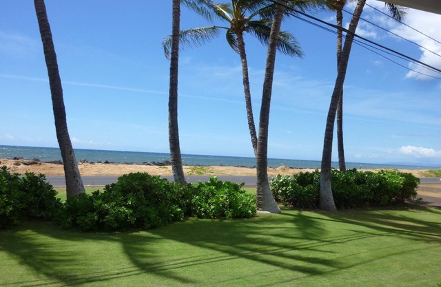 Ocean Front.Hale Kekaha Palms at the Beach.Air Conditioned - TVNCU #1004