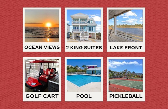 Ocean & Lake Views~Pool~Tennis~Golf Cart~Sleeps 12