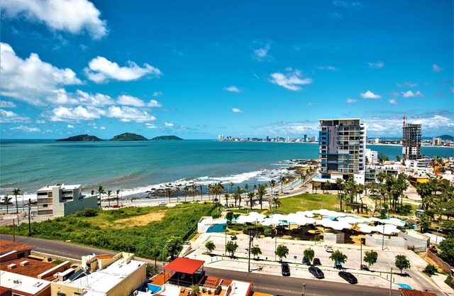 Ocean View Condo near Plaza Machado, Historic Mazatlan, Olas Altas & the Malecon
