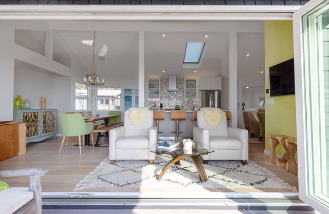 Ocean View from Kitchen & Living Space that flows onto Deck!