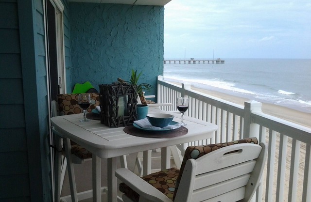 Oceanfront condo in OBX Fully Renovated 2 Bedroom, 2 Bath Condo On The Beach