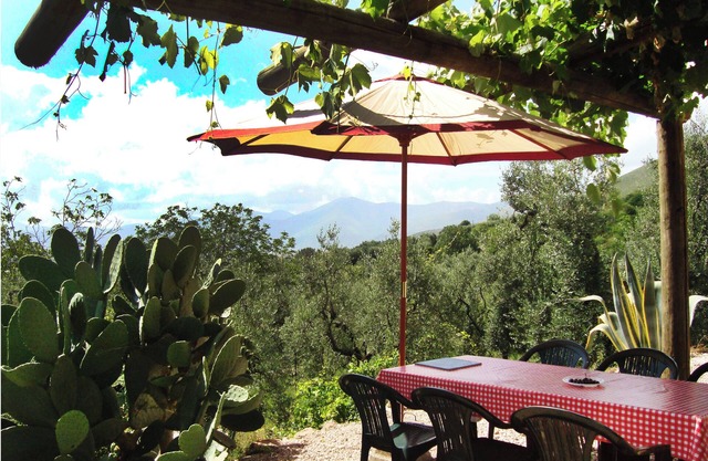 Old Casale Set In Between The Mountains And The Sea with swimming pool.