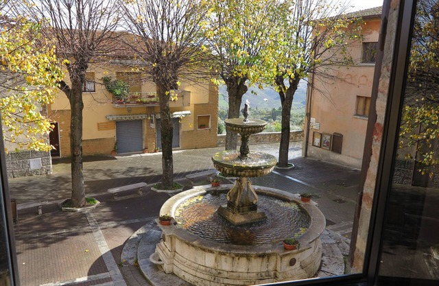 Old Tuscan house in the medieval village of Castiglione d'Orcia