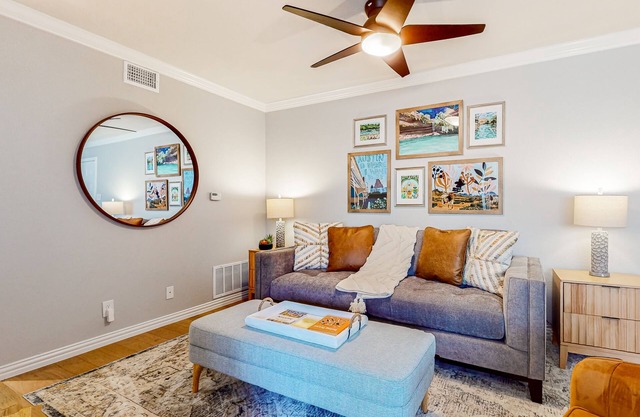One-bedroom condo with enclosed yard, patio, and close to parks