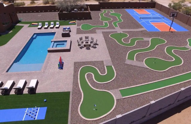 One Of A Kind Scottsdale Estate w/Basketball Court and Pickleball.