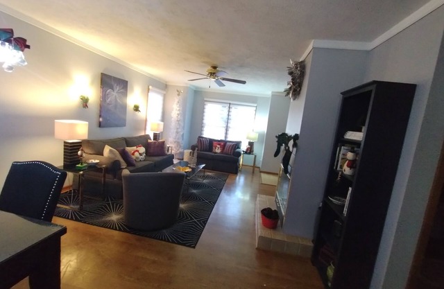ONLY DELUXE HOME ON THE HILL,WALK TO TOWN, LAKE, HEATED POOL, FIREPLACES, PETS
