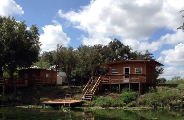 Our cabins are located on the crystal clear water of Spring Creek.