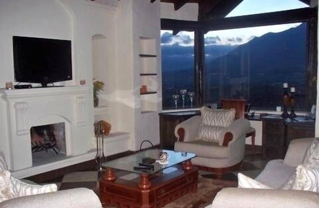 Over Looking City Lights Of Cotacachi