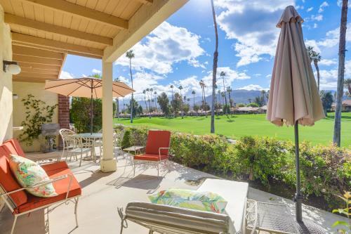 Palm Desert Condo with Patio and Golf Course Views