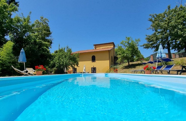 Peaceful restored village house with garden & private pool, close to facilities