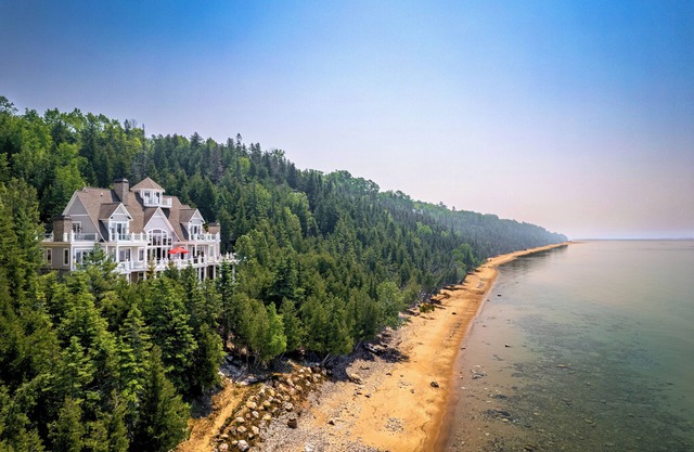 Picturesque Lake Michigan Shoreline Estate with 400' of private sandy beach!