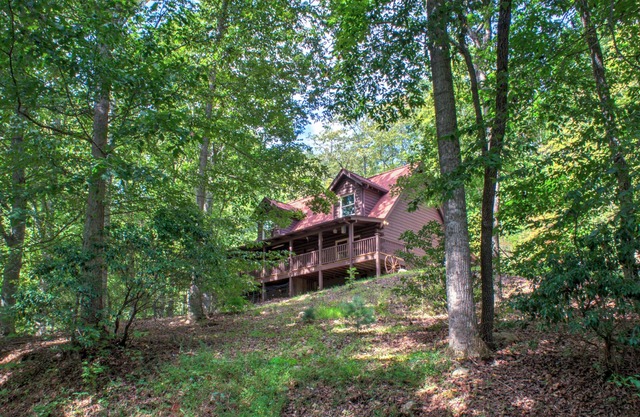Pisgah Pines | Cozy Log Cabin w/Hot Tub & Fire Pit Near Asheville Airport