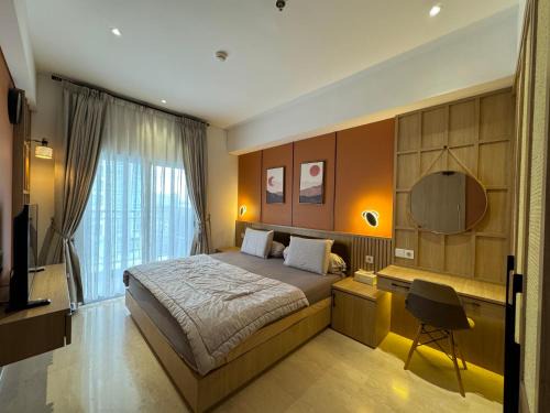 Podomoro City Deli Medan Tower Empire - Japandi Style - 2BR Family Suite 3 beds - 87m