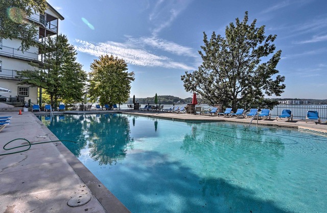 Pool Access at Waterfront Lake Ozarks Rental!