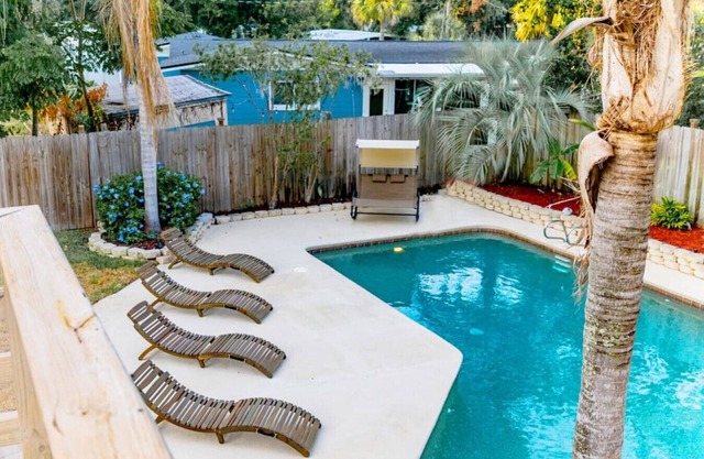 Pool & Hot Tub Home w/Game Room! 1 Mile to Beach!
