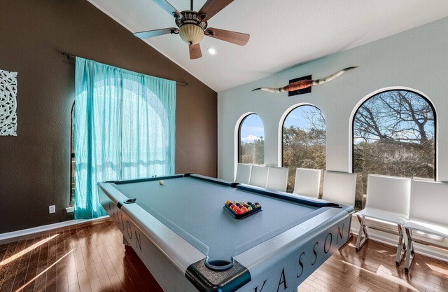 Pool Table Hot Tub and Neighborhood Pool
