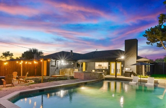 Posh 6BR/3B Home with Pool, Media/Game Room & Hot Tub