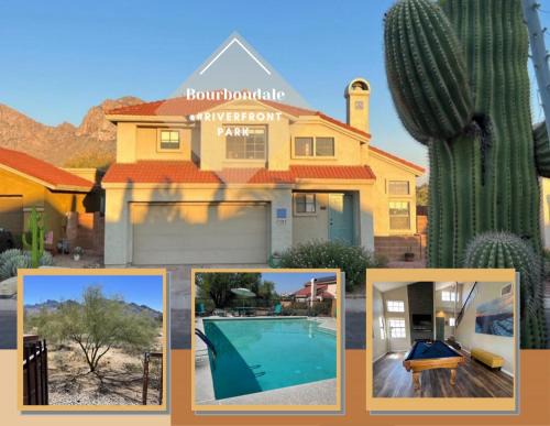 Private Home - Billiards, Mountain Views, Private Desert Access, HOA Pool & Spa, BBQ, at Lambert Park - Bourbondale