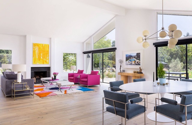 Private Montecito Modern Luxury w pool/spa on an acre. Pets, walk to everything.