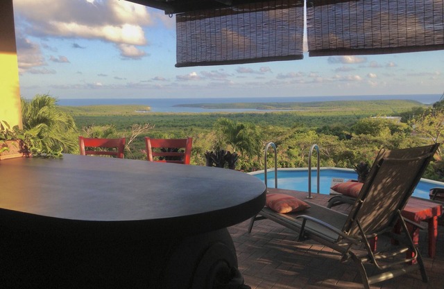 Private Pool Bar in Paradise with Panoramic Caribbean View! a/c, WiFi, perfect!