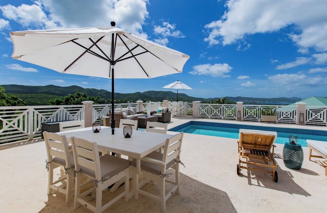 Private Pool. View of the Caribbean Sea. East End, St. Croix - Shoys.
