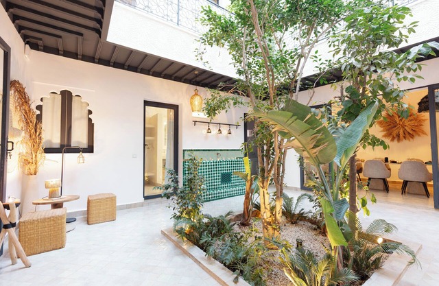 Private riad in the Medina with rooftop pool and breakfast included.