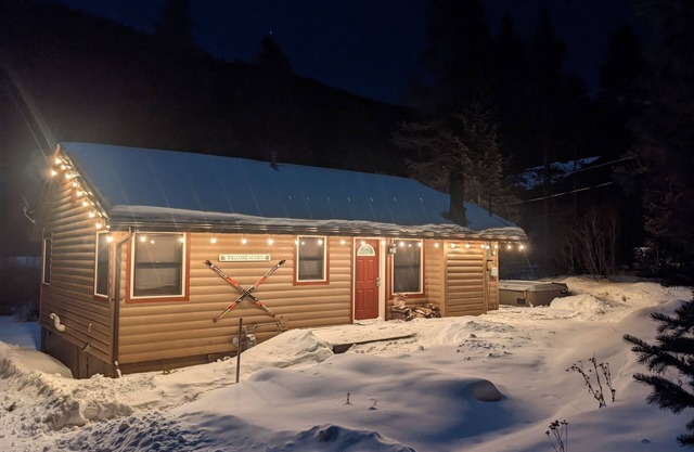 Quaint Dog Friendly Cabin with private sauna and hot tub 7 minutes from Breck