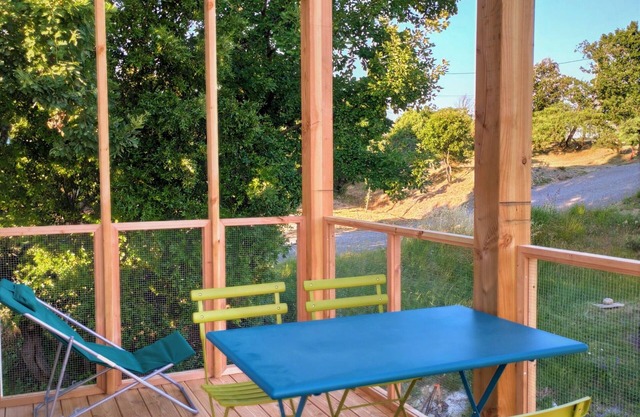Quiet and bright gîte in the heart of southern Ardèche
