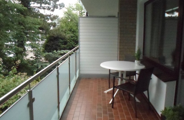 Quiet apartment, 1st floor with balcony, close to the beach with own beach chair
