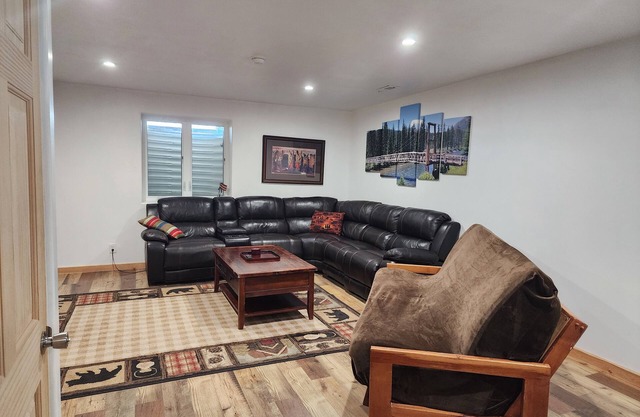 Quiet country property, near rivers, complete with farm animals and wildlife.n