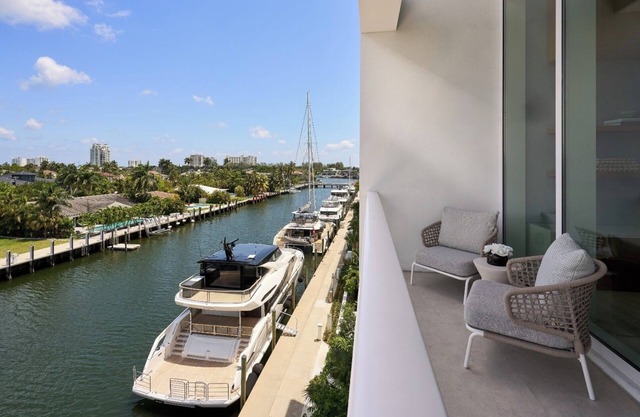Relax + Recharge in a Stylish Setting w/Coastal Views + Plush Furnished Balcony