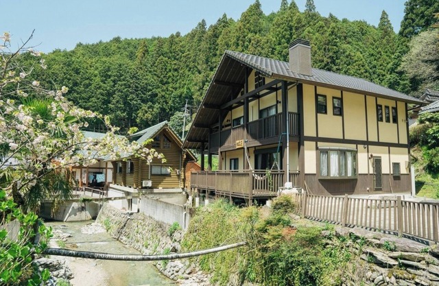 Rent the entire log house Covered BBQ area priva/Kinokawa Wakayama