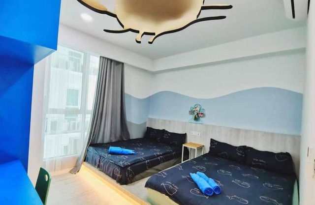 reSTARY - Ocean, Sutera Avenue Infinity Pool - Imago Opposite - KK City- 4BR,12Pax 来沙旅 海洋主题公寓 - 无边际日落海景泳池 - Imago商场对面 - KK市中心 - 4房12人