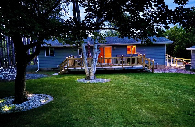 Ride your ATVs and snowmobiles directly from the house!