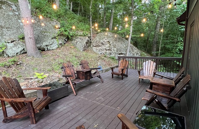Rock Hill Retreat- a home with natural stone formations at every turn!