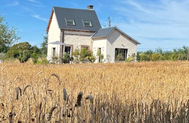 Romantic cottage in the fields