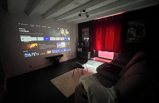 Room with private spa and cinema room