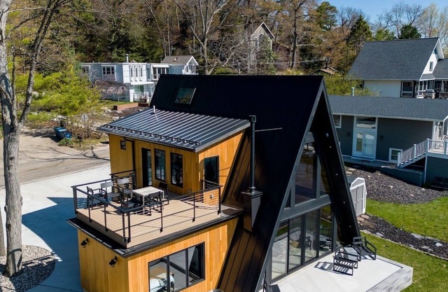 Saugatuck Harbor Luxury A-Frame, View of Downtown
