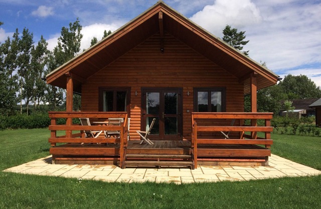Scandinavian style chalet on a working farm in the heart of Wiltshire