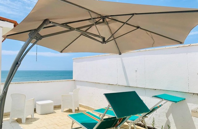 Sea view apartment with private beach