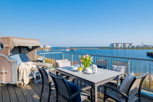 SeaPearl- Hafenblick, Terrasse, Bad mit Infrarotsauna und Whirlwanne